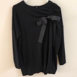 COS Black LS Knit Tunic Size S